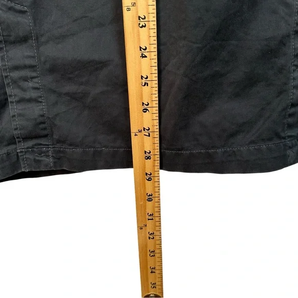 Pretty Green Utility Jacket Black Dark Grey Size L Casual Workwear - Picture 10 of 14